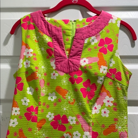 Vintage Lilly Pulitzer Flip Flop Shift Dress 2 - Picture 2 of 7